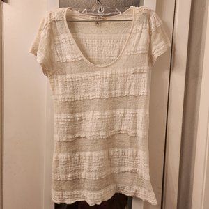 Banana Republic Stretch Lace Blouse w/ Built-in Cami